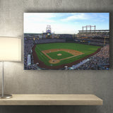Colorado Rockies Stadium Wall Art Coors Field Stadium Canvas Prints Baseball,Sport Stadium Art Prints, Fan Gift, Wall Decor