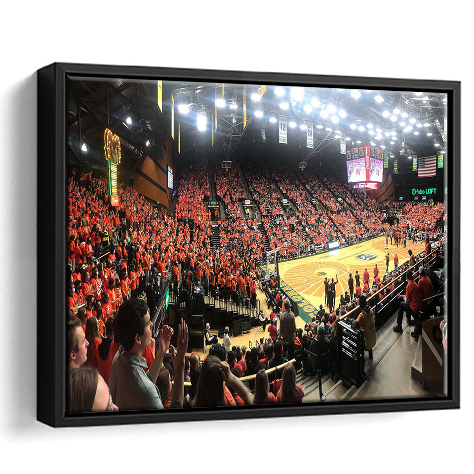 Colorado State Rams Wall Art Moby Arena Stadium Framed Canvas Prints,Sport Stadium Art Prints, Fan Gift