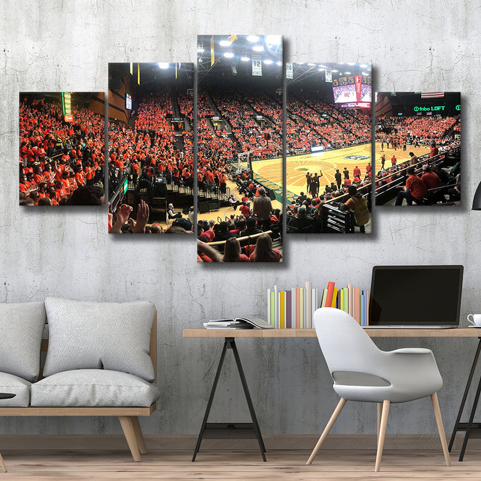 Colorado State Rams Wall Art Moby Arena Stadium Canvas Prints,Multi Panels,Sport Stadium Art Prints, Fan Gift
