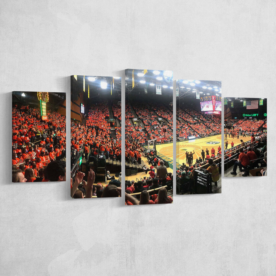 Colorado State Rams Wall Art Moby Arena Stadium Canvas Prints,Multi Panels,Sport Stadium Art Prints, Fan Gift