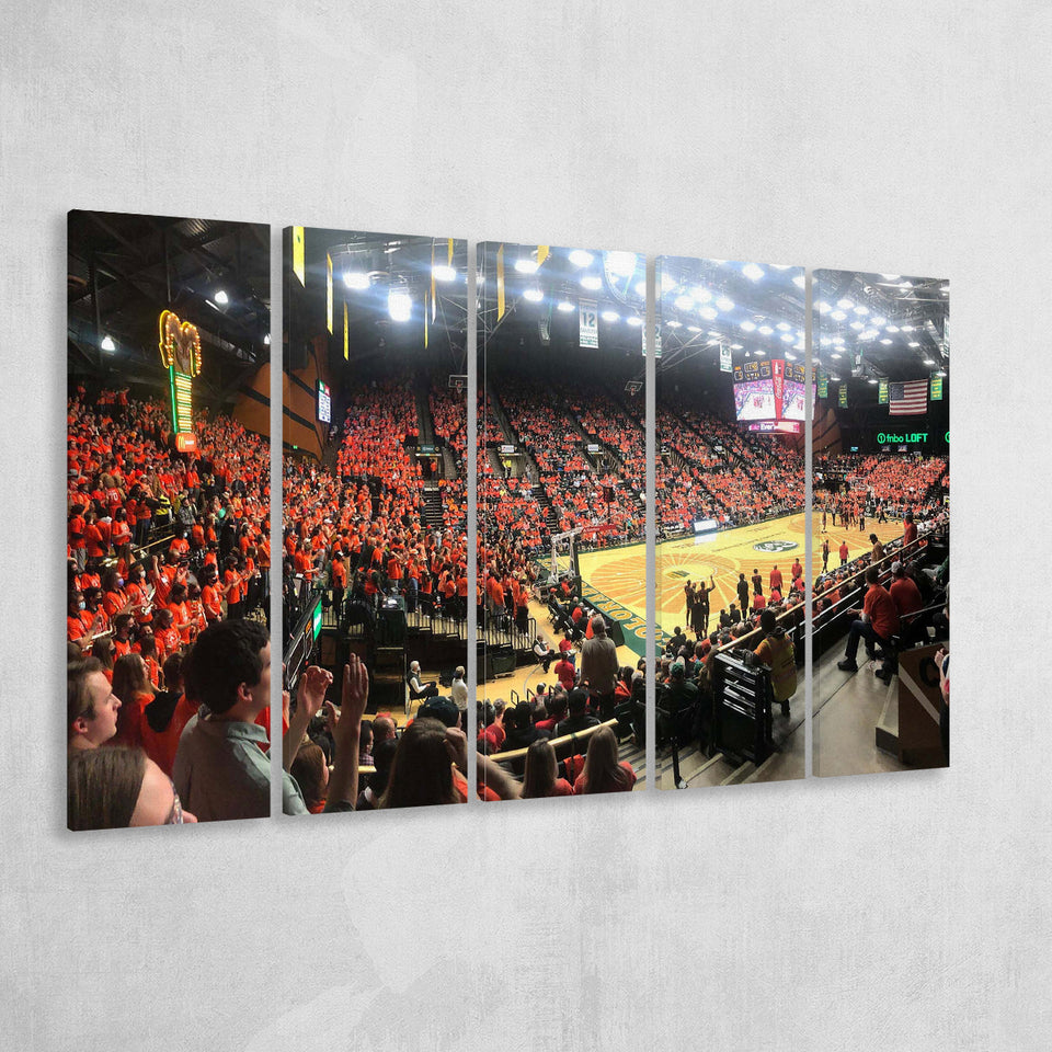 Colorado State Rams Wall Art Moby Arena Stadium Canvas Prints,Multi Panels B,Sport Stadium Art Prints, Fan Gift