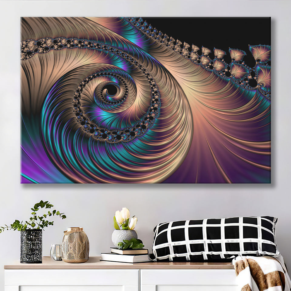 Colorful Abstract Fractal Canvas Prints Wall Art - Canvas Painting, Painting Art, Prints for Sale, Wall Decor, Home Decor