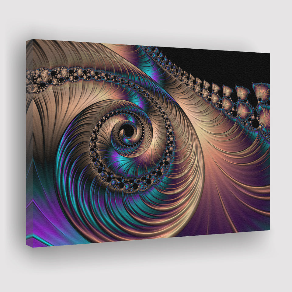 Colorful Abstract Fractal Canvas Prints Wall Art - Canvas Painting, Painting Art, Prints for Sale, Wall Decor, Home Decor