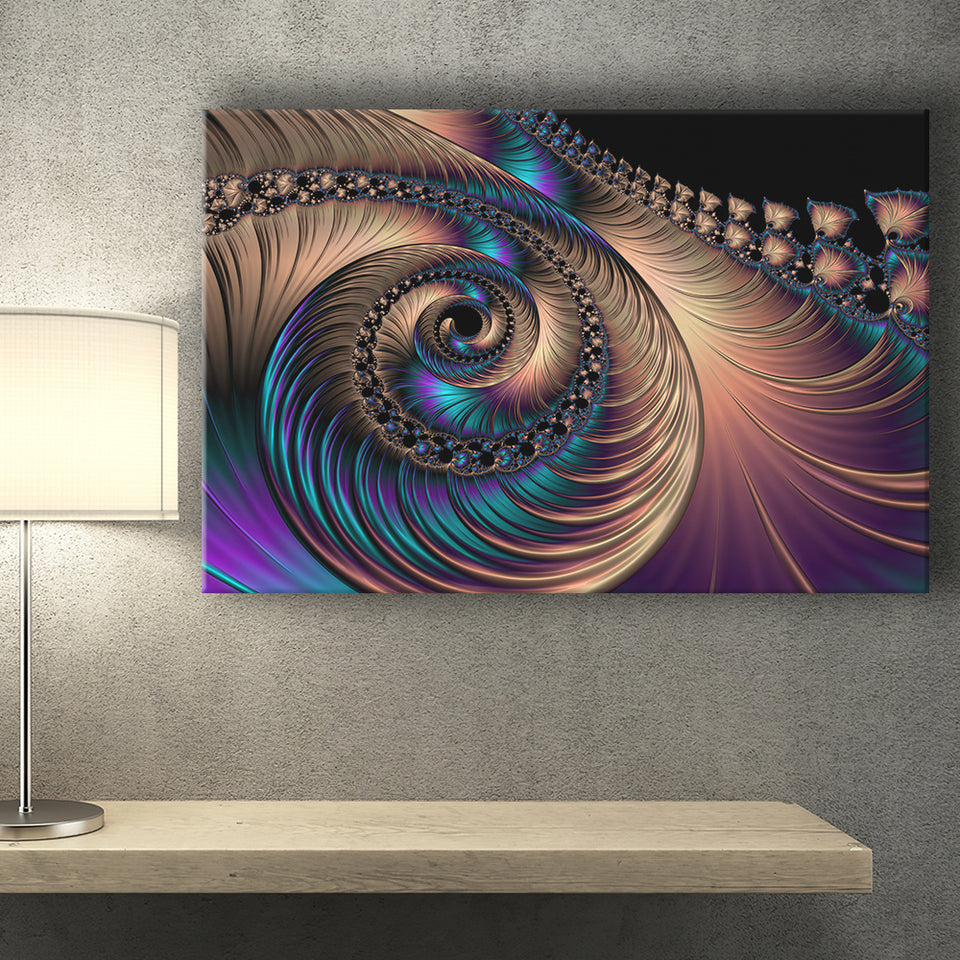 Colorful Abstract Fractal Canvas Prints Wall Art - Canvas Painting, Painting Art, Prints for Sale, Wall Decor, Home Decor
