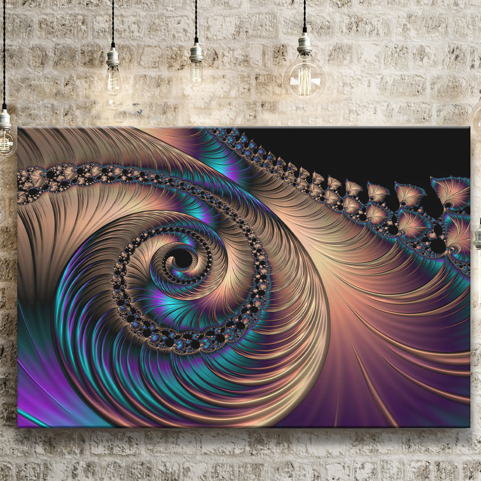 Colorful Abstract Fractal Canvas Prints Wall Art - Canvas Painting, Painting Art, Prints for Sale, Wall Decor, Home Decor