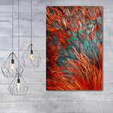 Colorful Bird Feathers Colorfull Canvas Wall Art - Canvas Prints, Prints for Sale, Canvas Painting, Home Decor