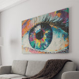 Colorful Eye Graffiti 3 Canvas Prints Wall Art - Painting Canvas,Wall Decor, Painting Prints,For Sale