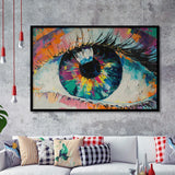 Colorful Eye Graffiti 3 Framed Art Prints Wall Decor - Painting Prints,Wall Art, Framed Picture,For Sale