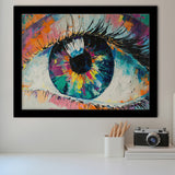 Colorful Eye Graffiti 3 Framed Art Prints Wall Decor - Painting Prints,Wall Art, Framed Picture,For Sale