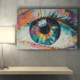 Colorful Eye Graffiti 3 Canvas Prints Wall Art - Painting Canvas,Wall Decor, Painting Prints,For Sale