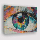 Colorful Eye Graffiti 3 Canvas Prints Wall Art - Painting Canvas,Wall Decor, Painting Prints,For Sale