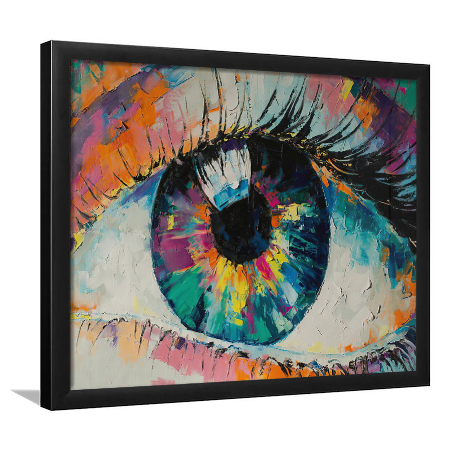 Colorful Eye Graffiti 3 Framed Art Prints Wall Decor - Painting Prints,Wall Art, Framed Picture,For Sale