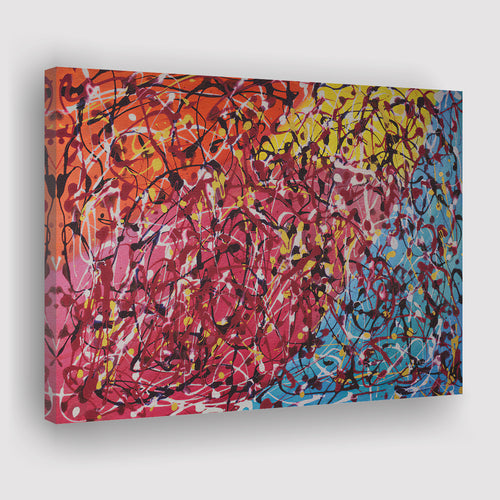 Colorful Graffiti Abstract Canvas Prints Wall Art - Painting Canvas, Home Wall Decor, For Sale, Painting Prints