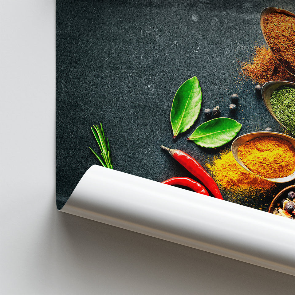 Colorful Kitchen Poster Prints Wall Art Decor, Unframe, Poster Art