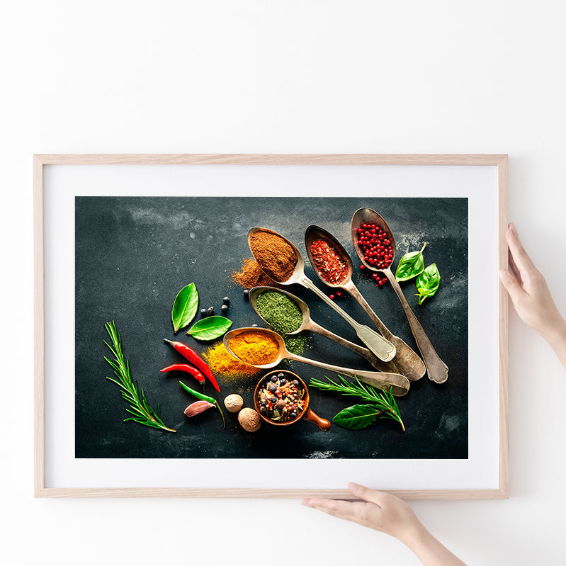 Colorful Kitchen Poster Prints Wall Art Decor, Unframe, Poster Art