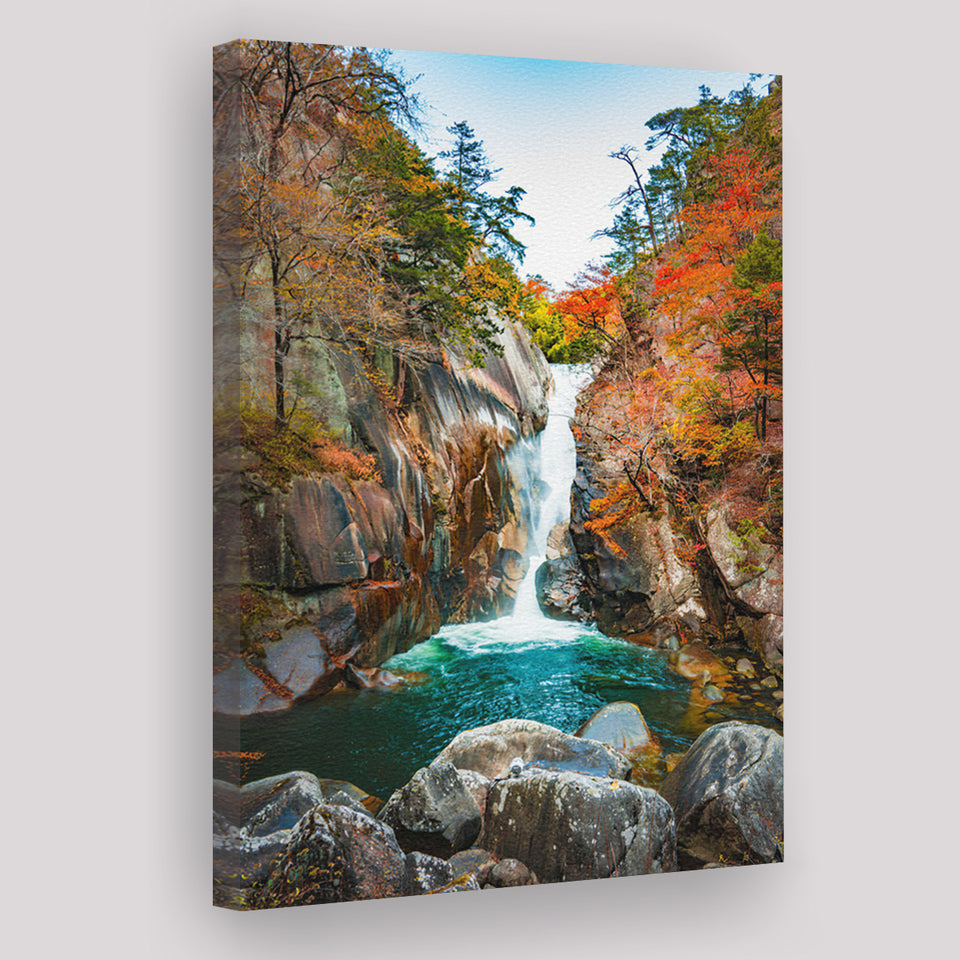 Colorful Senga Waterfall Canvas Prints Wall Art - Canvas Painting, Painting Prints, Prints for Sale, Wall Decor, Home Decor