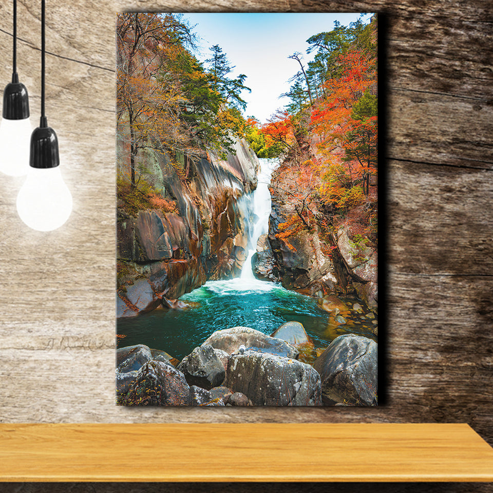 Colorful Senga Waterfall Canvas Prints Wall Art - Canvas Painting, Painting Prints, Prints for Sale, Wall Decor, Home Decor