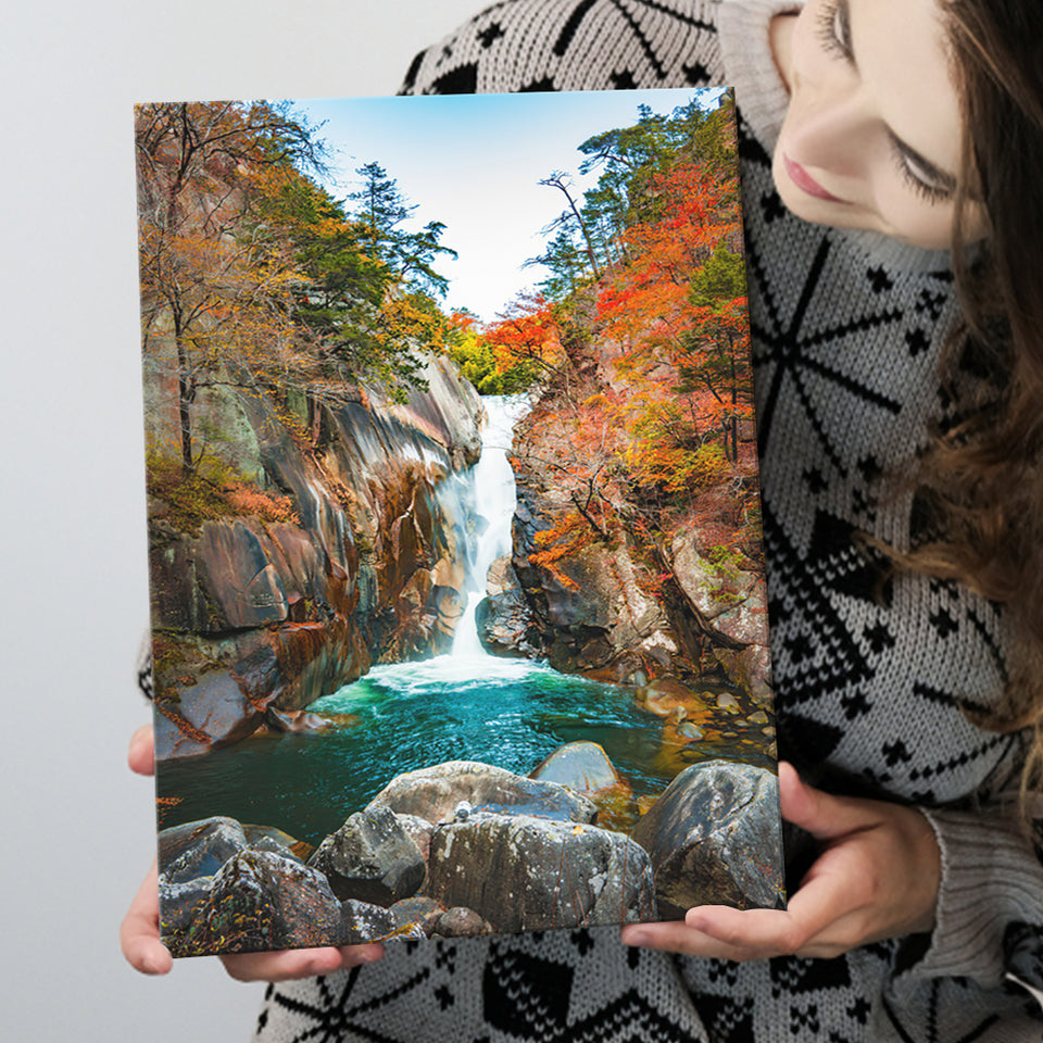 Colorful Senga Waterfall Canvas Prints Wall Art - Canvas Painting, Painting Prints, Prints for Sale, Wall Decor, Home Decor
