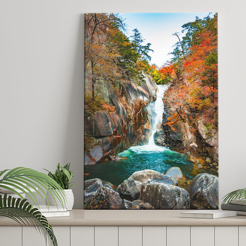 Colorful Senga Waterfall Canvas Prints Wall Art - Canvas Painting, Painting Prints, Prints for Sale, Wall Decor, Home Decor
