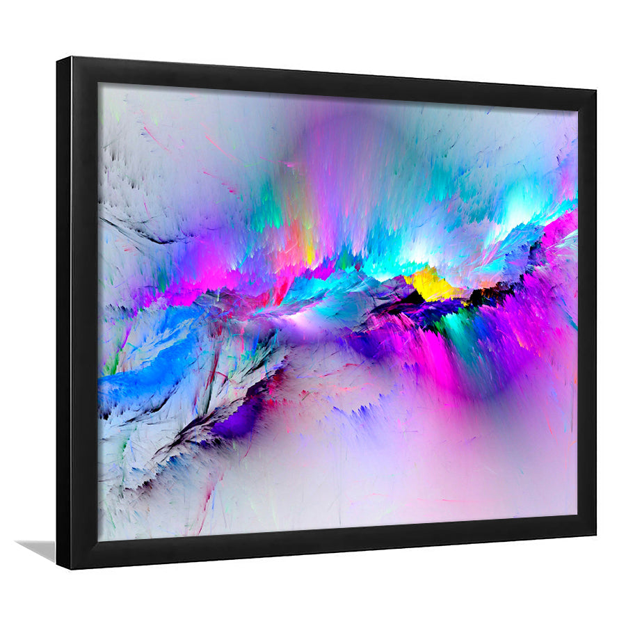 Colorful Abstract Framed Art Prints Wall Art Decor, Framed Picture, Home Decor