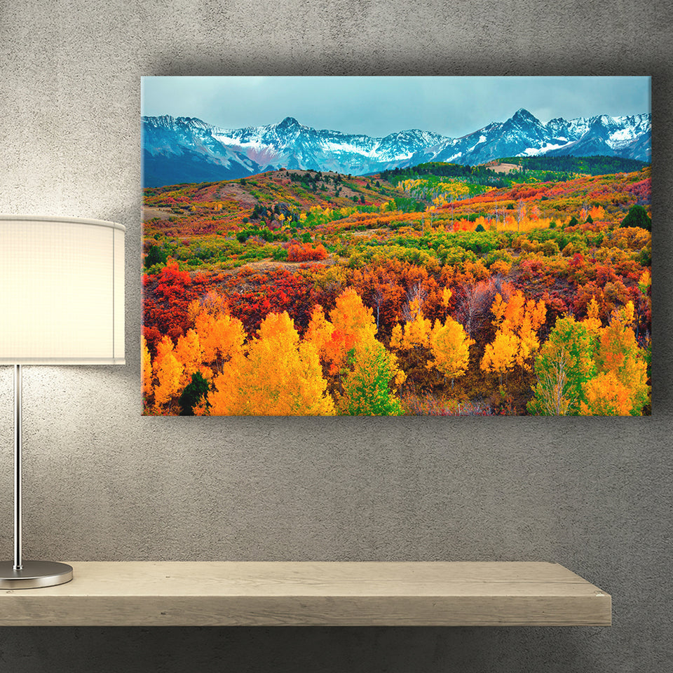 Colorful Mountains Canvas Prints Wall Art Decor - Painting Canvas,Home Decor, Ready to Hang