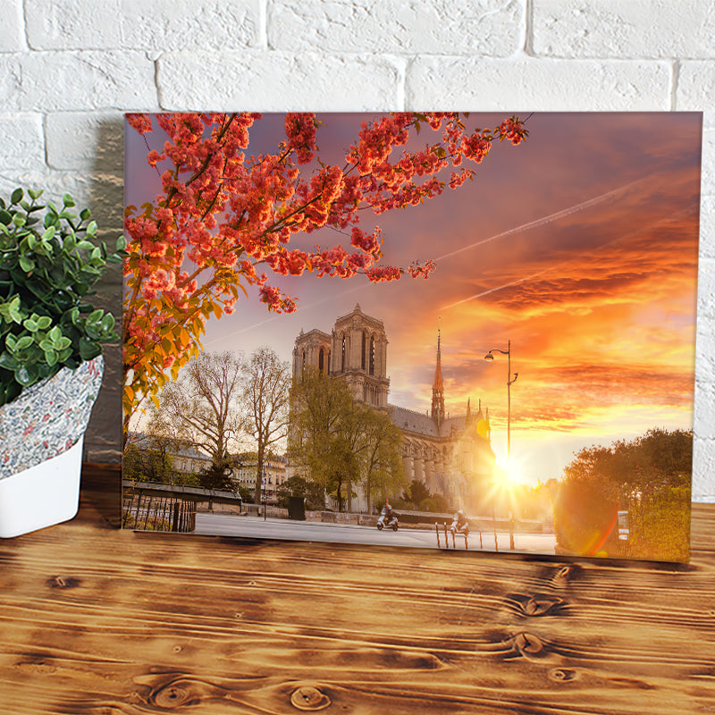 Colorful Sunrise In France Canvas Wall Art - Canvas Prints, Prints for Sale, Canvas Painting, Canvas On Sale