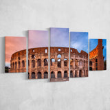 Colosseum Rome Italy, Stadium Canvas, Sport Art, Large Canvas, Multi Panels, Canvas Prints Wall Art Decor