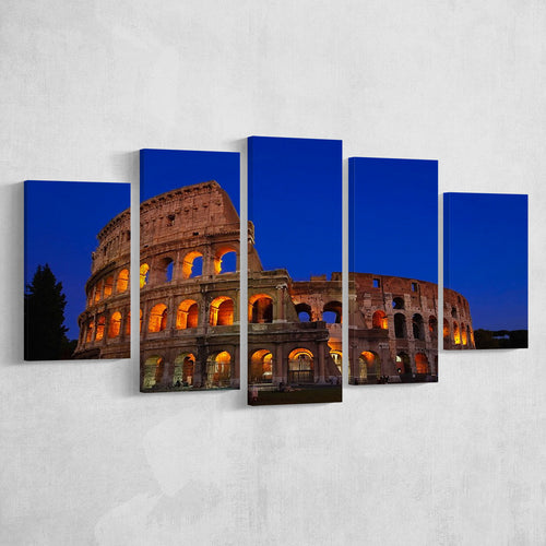 Colosseum in Italy, Stadium Canvas, Sport Art, Large Canvas, Multi Panels, Canvas Prints Wall Art Decor