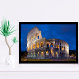 Colosseum in Rome Italy, Stadium Canvas, Sport Art, Gift for him, Framed Art Prints Wall Art Decor, Framed Picture