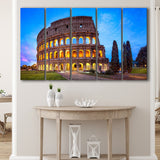 Colosseum in Rome, Stadium Canvas, Sport Art, Gift for him, Multi Panels B, Canvas Prints Wall Art Decor