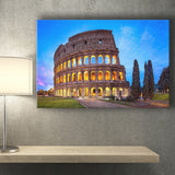 Colosseum in Rome, Stadium Canvas, Sport Art, Gift for him, Fan Gift, Canvas Prints Wall Art Decor