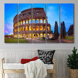 Colosseum in Rome, Stadium Canvas, Sport Art, Gift for him, Multi Panels B, Canvas Prints Wall Art Decor