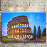 Colosseum in Rome, Stadium Canvas, Sport Art, Gift for him, Fan Gift, Canvas Prints Wall Art Decor