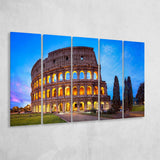 Colosseum in Rome, Stadium Canvas, Sport Art, Gift for him, Multi Panels B, Canvas Prints Wall Art Decor