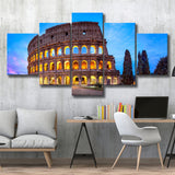 Colosseum in Rome, Stadium Canvas, Sport Art, Large Canvas, Multi Panels, Canvas Prints Wall Art Decor