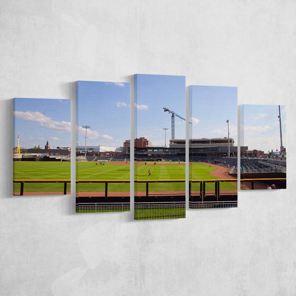 Columbia Fireflies Wall Art Segra Stadium Canvas Prints Baseball,Multi Panels,Sport Stadium Art Prints, Fan Gift