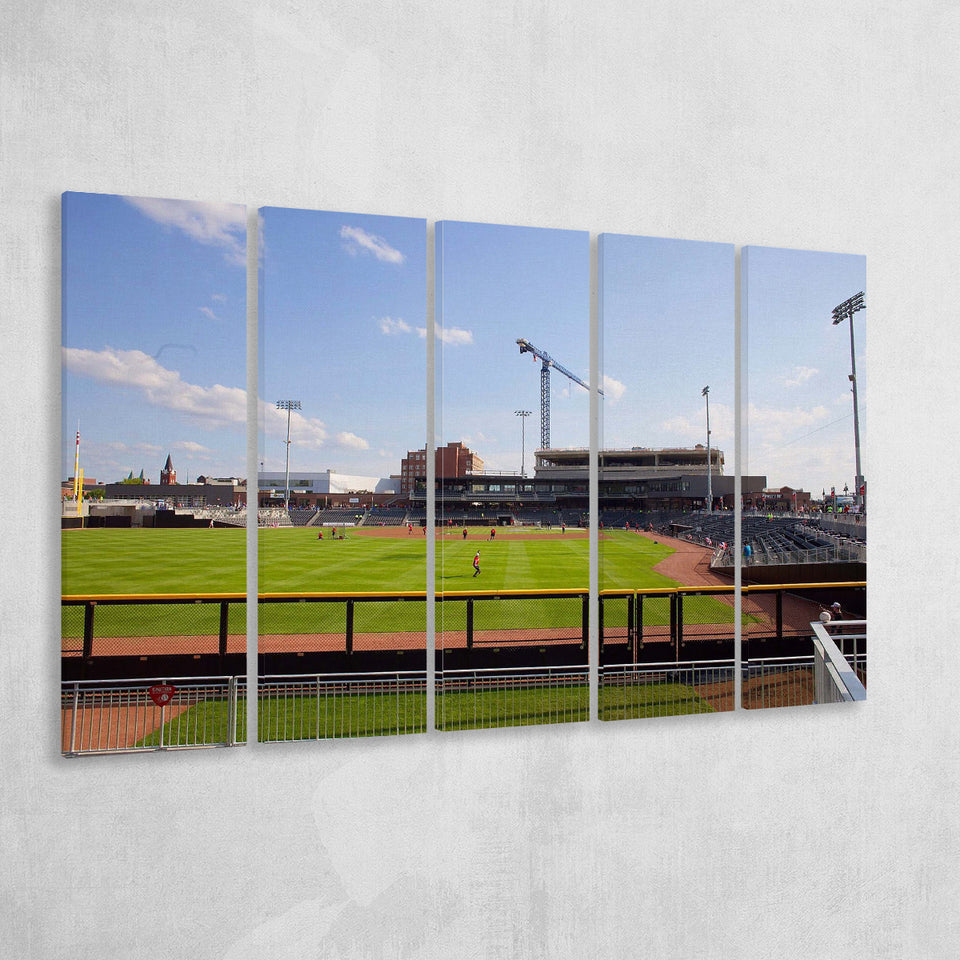 Columbia Fireflies Wall Art Segra Stadium Canvas Prints Baseball,Multi Panels B,Sport Stadium Art Prints, Fan Gift