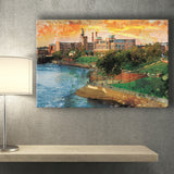 Columbus, Georgia, Columbus Skyline, Canvas Prints Wall Art Home Decor