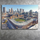 Columbus Clippers Wall Art Huntington Park Stadium Canvas Prints Baseball,Sport Stadium Art Prints, Fan Gift, Wall Decor