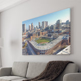 Columbus Clippers Wall Art Huntington Park Stadium Canvas Prints Baseball,Sport Stadium Art Prints, Fan Gift, Wall Decor