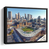 Columbus Clippers Wall Art Huntington Park Stadium Framed Canvas Prints Baseball,Sport Stadium Art Prints, Fan Gift