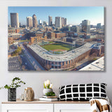 Columbus Clippers Wall Art Huntington Park Stadium Canvas Prints Baseball,Sport Stadium Art Prints, Fan Gift, Wall Decor