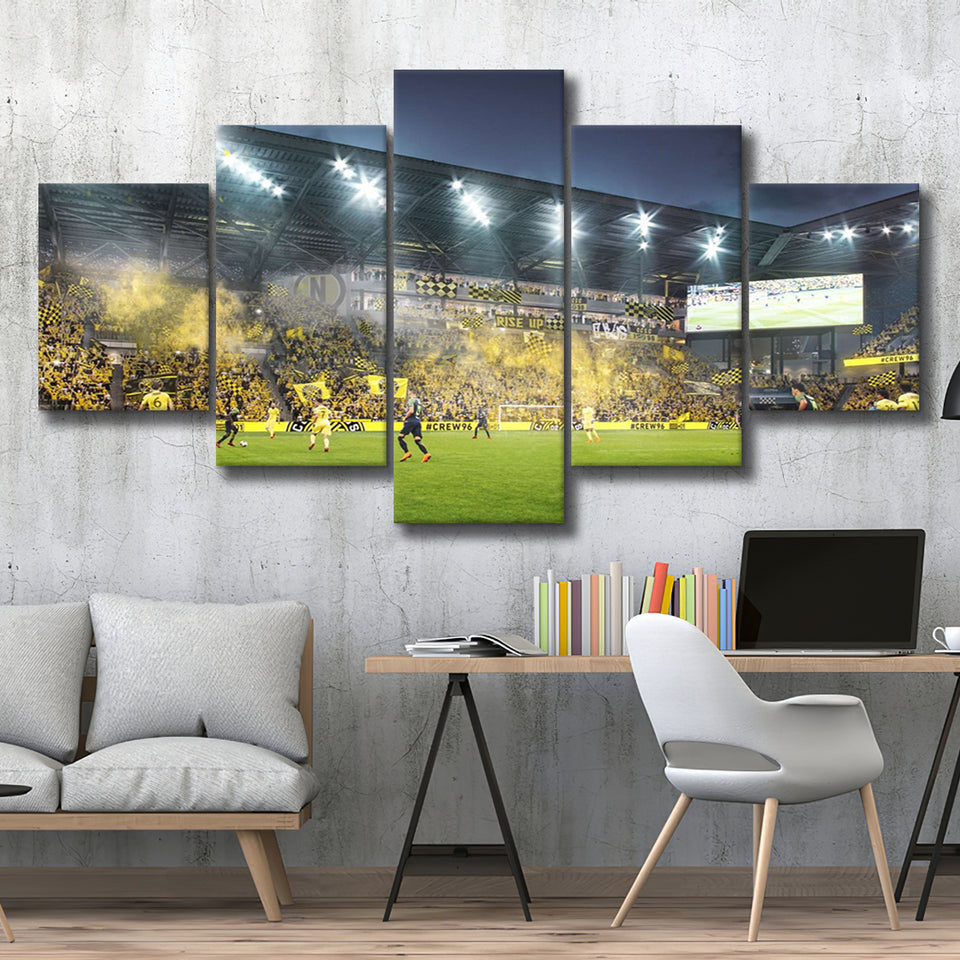 Columbus Crew Stadium, Stadium Canvas, Sport Art, Large Canvas, Multi Panels, Canvas Prints Wall Art Decor