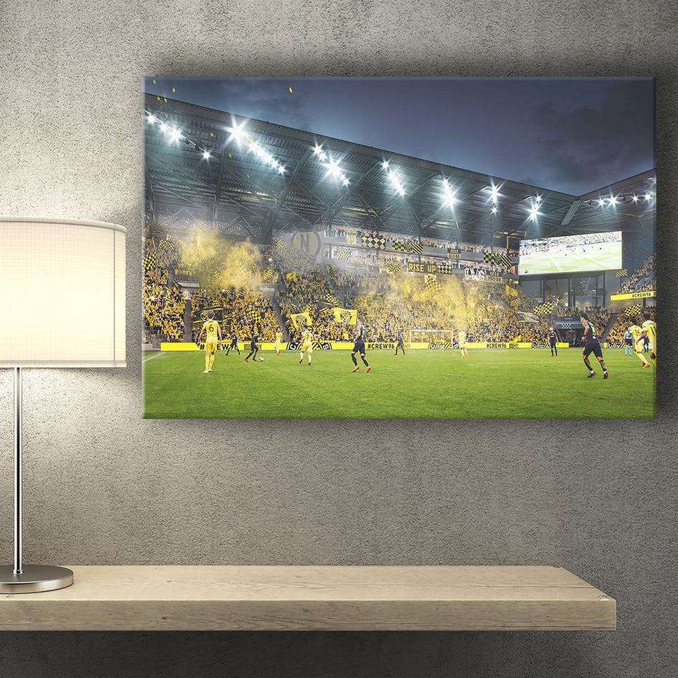 Columbus Crew Stadium, Stadium Canvas, Sport Art, Gift for him, Fan Gift, Canvas Prints Wall Art Decor