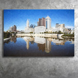 Columbus Skyline Canvas Prints Wall Art Decor - Paiting Canvas, Art Prints, Wall Decor, For Sale