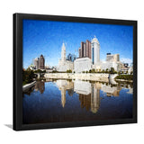 Columbus Skyline Framed Art Prints Wall Decor - Painting Prints, Framed Picture, Home Decor