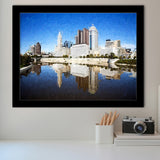 Columbus Skyline Framed Art Prints Wall Decor - Painting Prints, Framed Picture, Home Decor