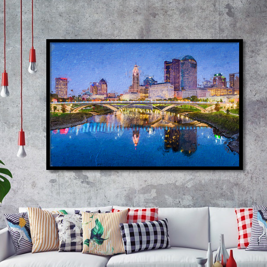 Columbus Framed Art Prints Wall Decor - Painting Prints, Framed Picture, Home Decor