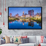 Columbus Framed Art Prints Wall Decor - Painting Prints, Framed Picture, Home Decor