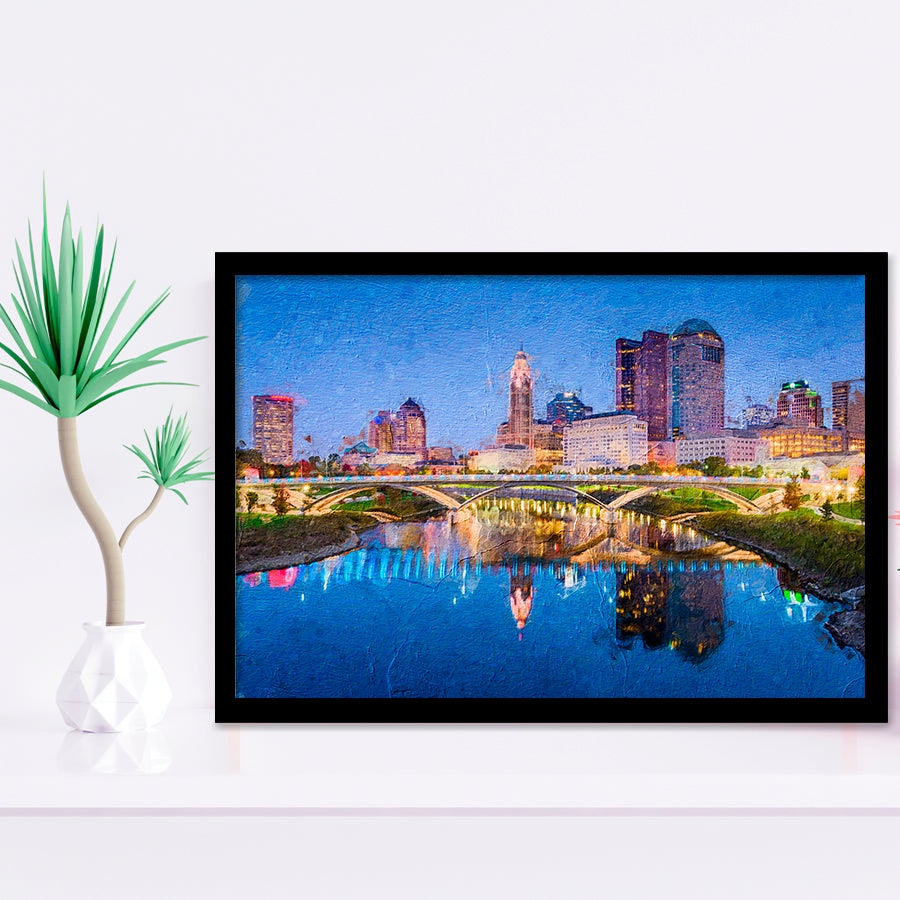 Columbus Framed Art Prints Wall Decor - Painting Prints, Framed Picture, Home Decor